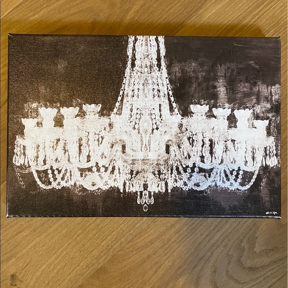 Oliver Gal Wall Art Chandelier Painting On Stretched Canvas Poshmark